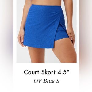 Outdoor voices blue court skort